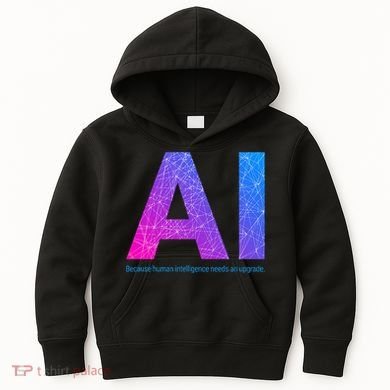 Ai Artificial Intelligence Funny Design Kids Hoodie