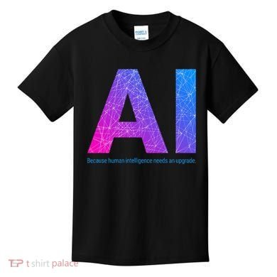 Ai Artificial Intelligence Funny Design Kids T-Shirt