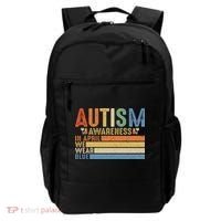 Autism Awareness In April We Wear Blue Backpack thumb 0