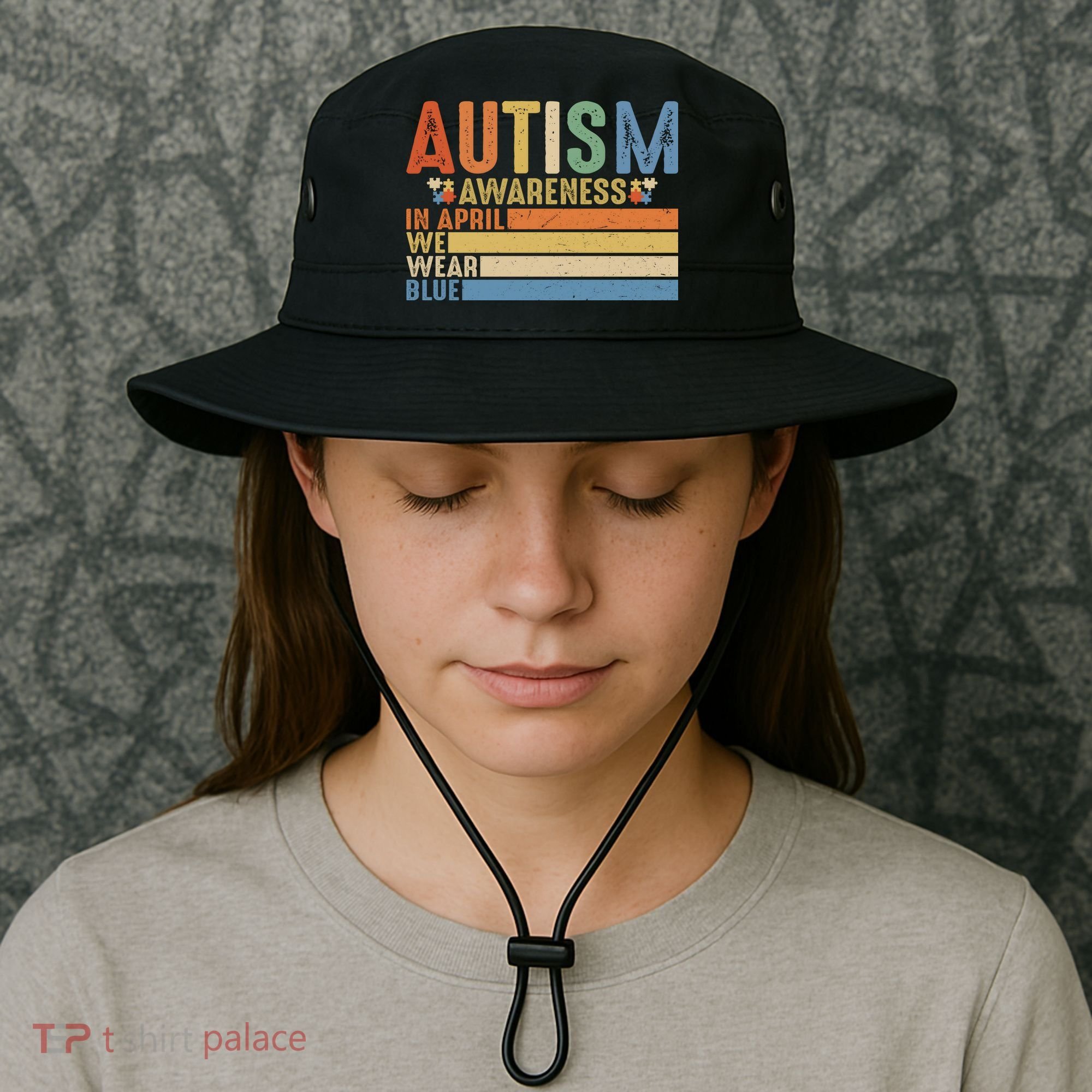 Autism Awareness In April We Wear Blue Bucket Hat
