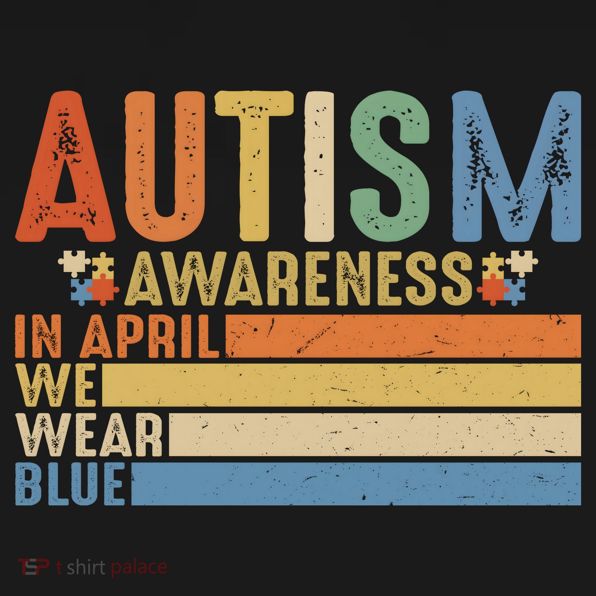 Autism Awareness In April We Wear Blue Women's Hoodie