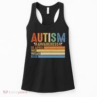 Autism Awareness In April We Wear Blue Women's Tank Top thumb 0