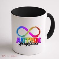 Autism Acceptance Infinity Symbol Coffee Mug thumb 1