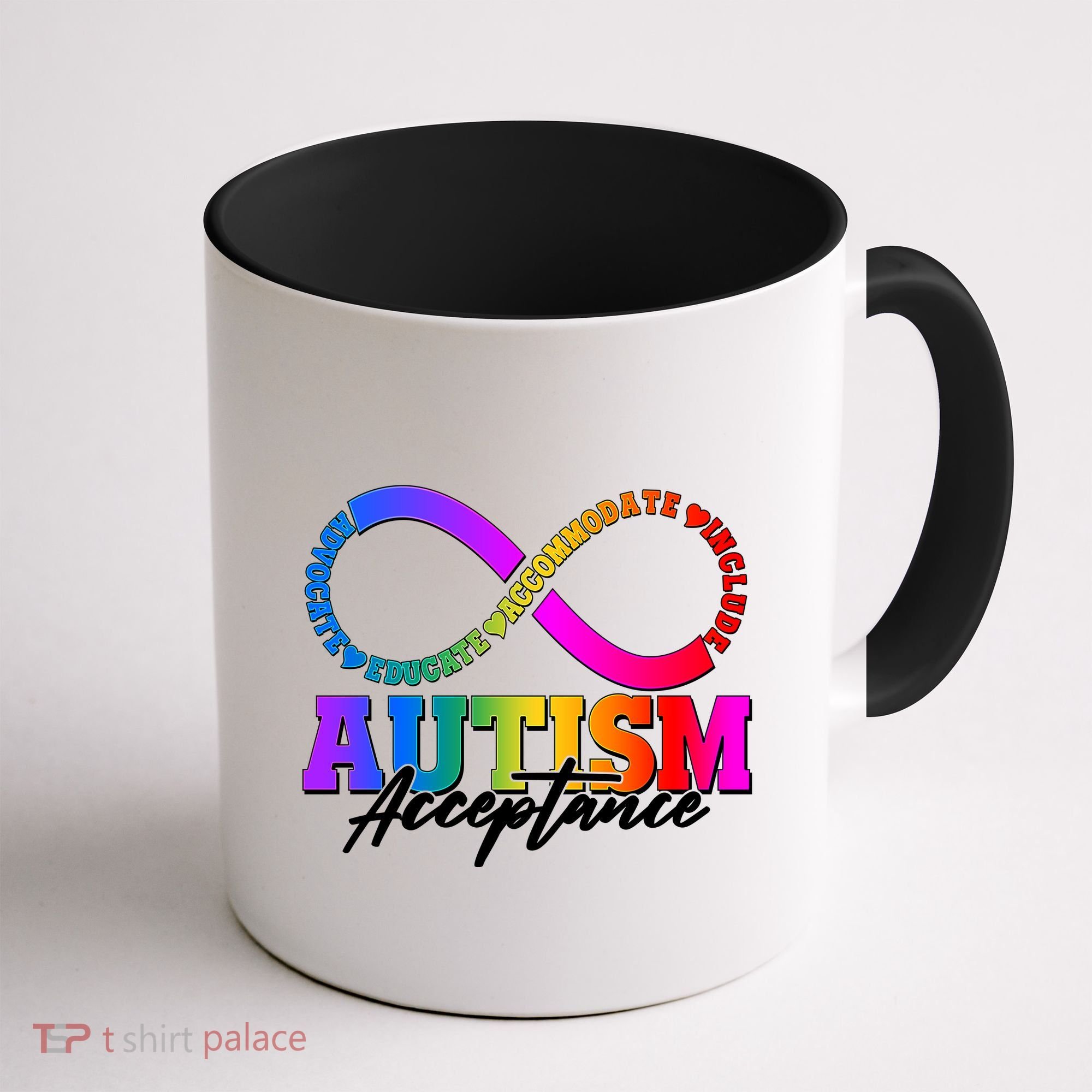 Autism Acceptance Infinity Symbol Coffee Mug