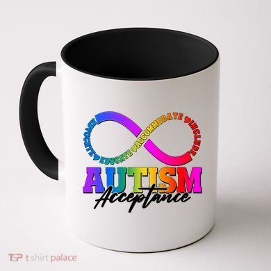 Autism Acceptance Infinity Symbol Coffee Mug
