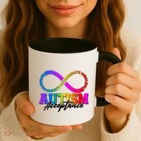 Autism Acceptance Infinity Symbol Coffee Mug thumb 3