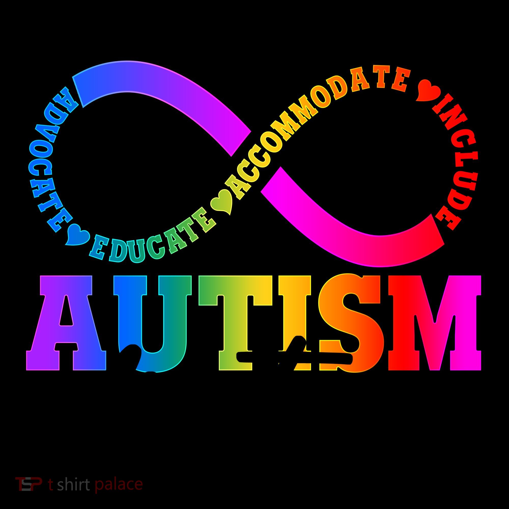 Autism Acceptance Infinity Symbol Coffee Mug
