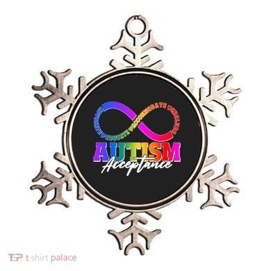 Autism Acceptance Infinity Symbol Ornament