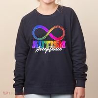 Autism Acceptance Infinity Symbol Women's Sweatshirt thumb 0