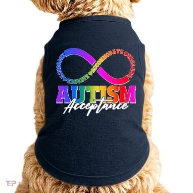 Autism Acceptance Infinity Symbol Doggie Tank