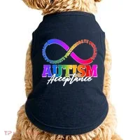 Autism Acceptance Infinity Symbol Doggie Tank thumb 0