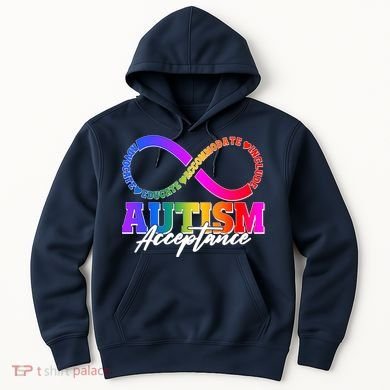 Autism Acceptance Infinity Symbol Hoodie