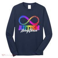 Autism Acceptance Infinity Symbol Long Sleeve Shirt thumb 0