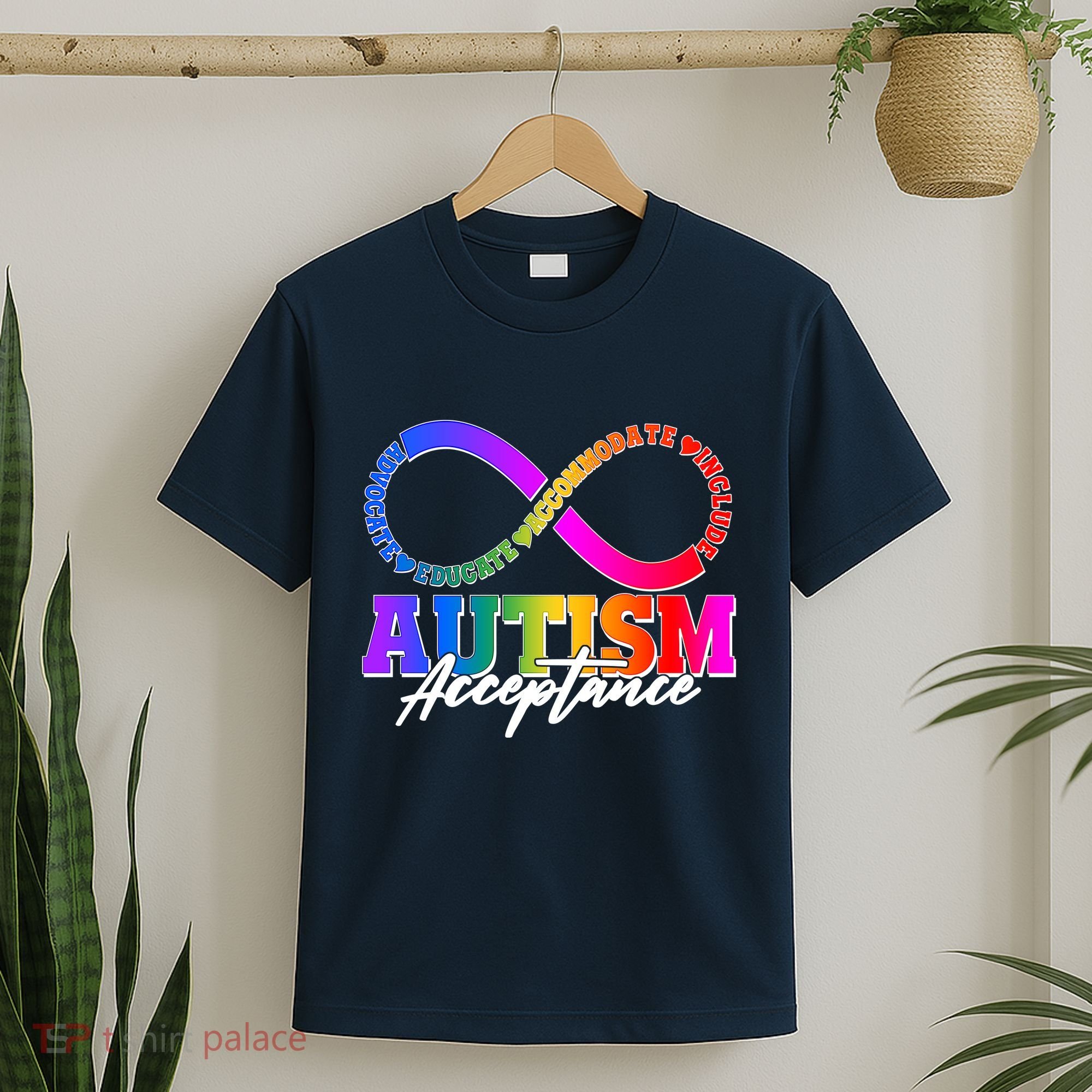 Autism Acceptance Infinity Symbol T-Shirt