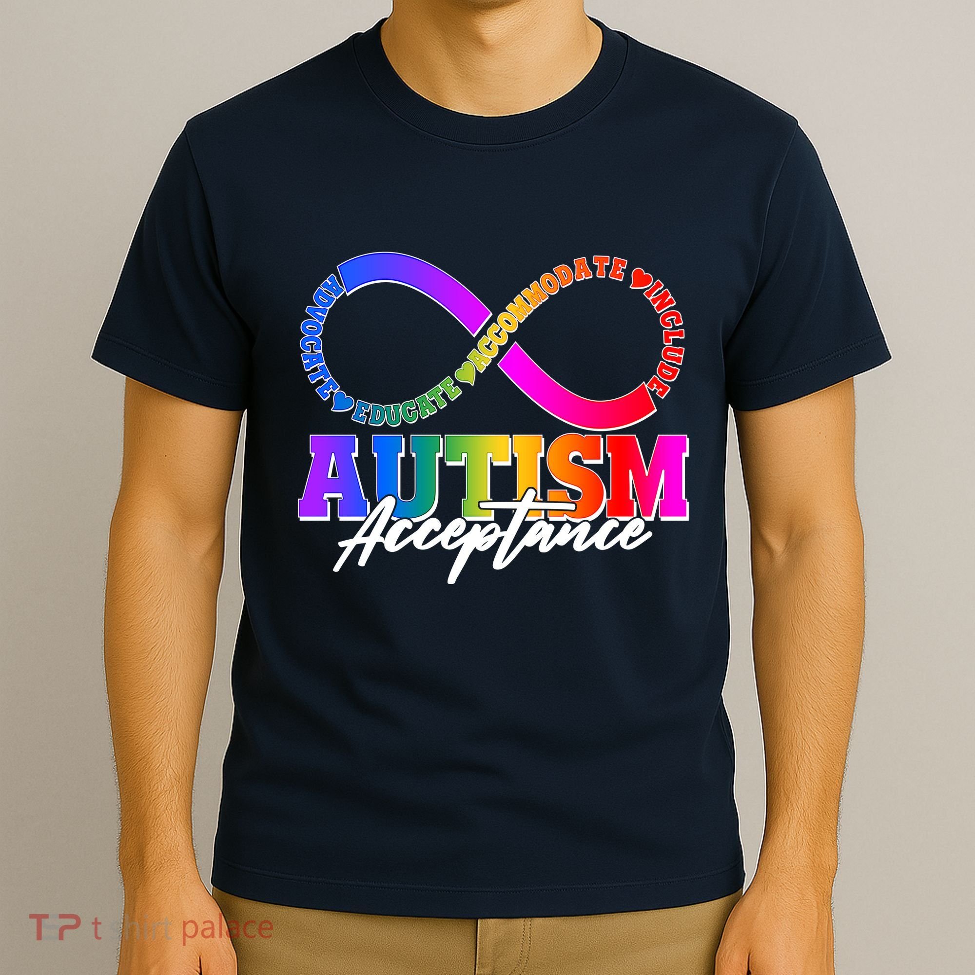 Autism Acceptance Infinity Symbol T-Shirt