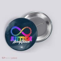 Autism Acceptance Infinity Symbol Button thumb 0