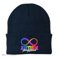 Autism Acceptance Infinity Symbol Beanie thumb 0