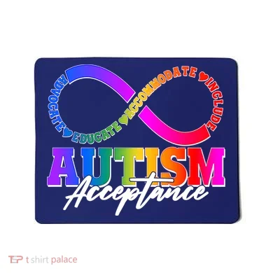 Autism Acceptance Infinity Symbol Mousepad