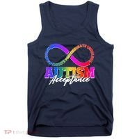Autism Acceptance Infinity Symbol Tank Top thumb 0