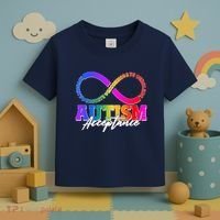 Autism Acceptance Infinity Symbol Toddler T-Shirt thumb 3