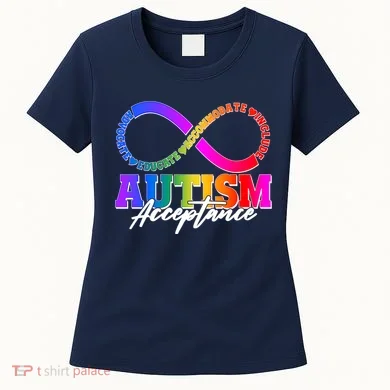 Autism Acceptance Infinity Symbol Women's T-Shirt