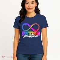Autism Acceptance Infinity Symbol Women's T-Shirt thumb 4