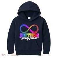Autism Acceptance Infinity Symbol Kids Hoodie thumb 0