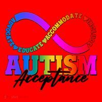 Autism Acceptance Infinity Symbol Santa Hat thumb 1