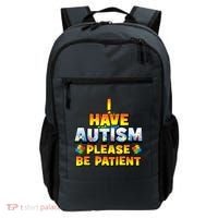 Autism Awareness I Have Autism Please Be Patient Backpack thumb 0