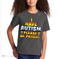 Autism Awareness I Have Autism Please Be Patient Kids T-Shirt thumb 2