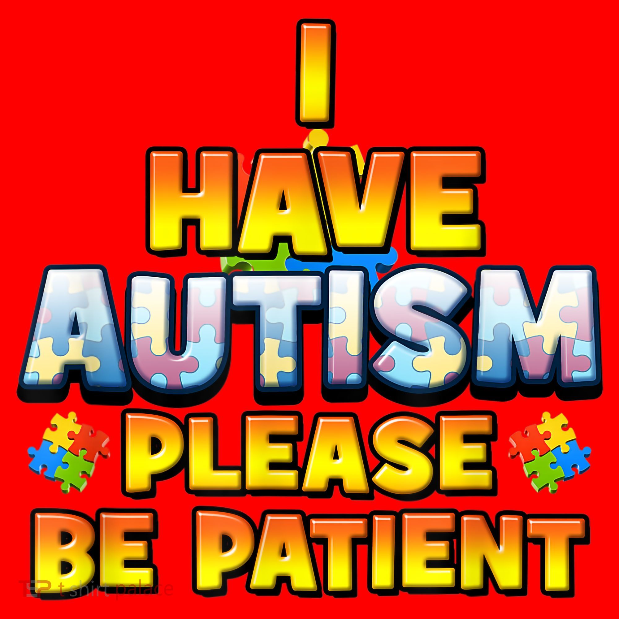Autism Awareness I Have Autism Please Be Patient Santa Hat