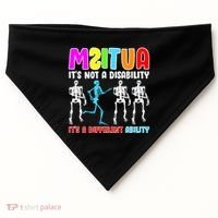 Autism Awareness It's Not A Disability It's An Ability Awareness USA-Made Doggie Bandana thumb 0