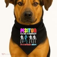 Autism Awareness It's Not A Disability It's An Ability Awareness USA-Made Doggie Bandana thumb 1