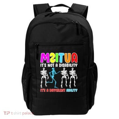Autism Awareness It's Not A Disability It's An Ability Awareness Backpack