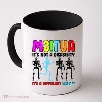Autism Awareness It's Not A Disability It's An Ability Awareness Coffee Mug thumb 0