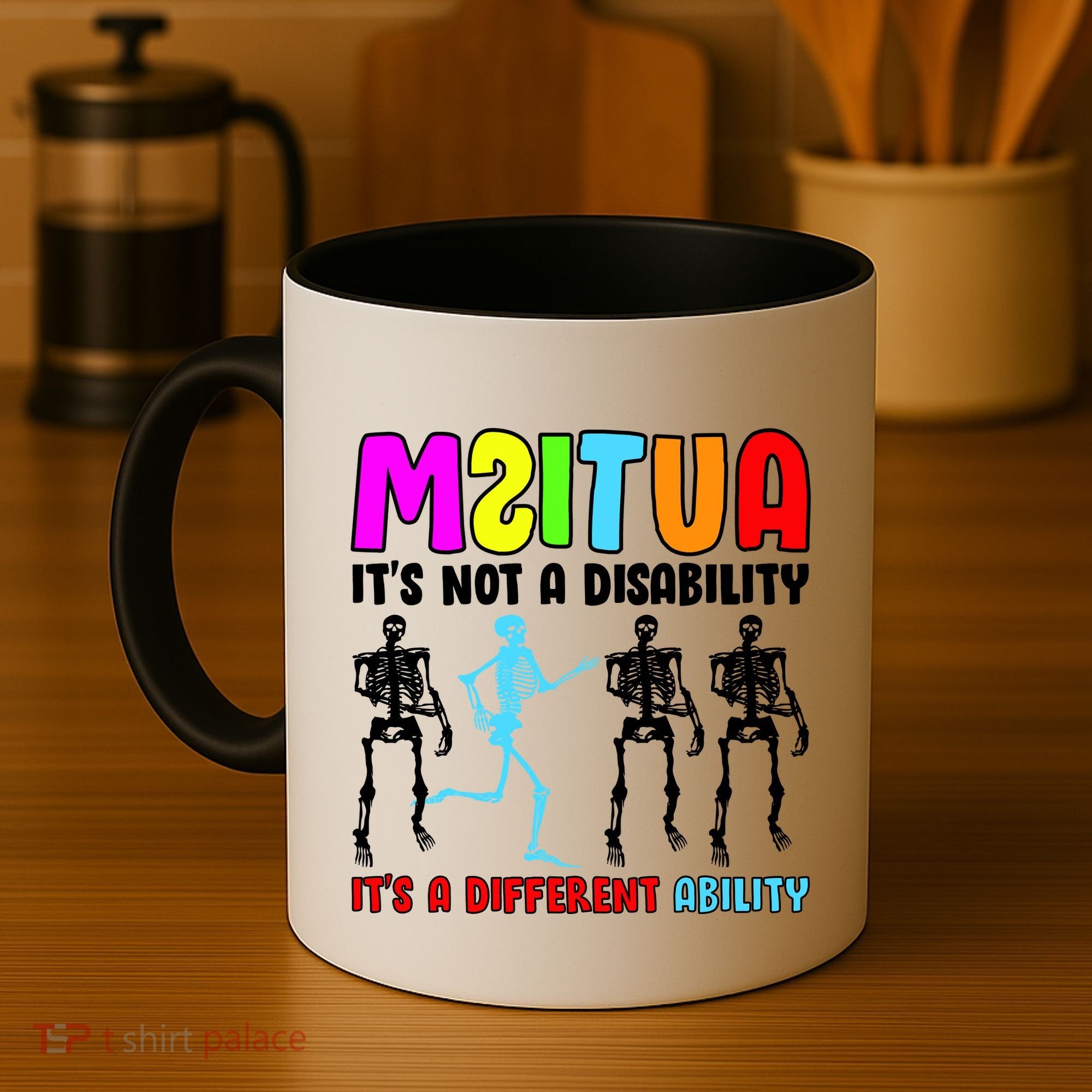 Autism Awareness It's Not A Disability It's An Ability Awareness Coffee Mug