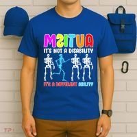 Autism Awareness It's Not A Disability It's An Ability Awareness T-Shirt thumb 6