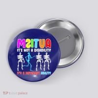 Autism Awareness It's Not A Disability It's An Ability Awareness Button thumb 0