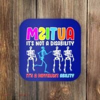 Autism Awareness It's Not A Disability It's An Ability Awareness Coaster thumb 0