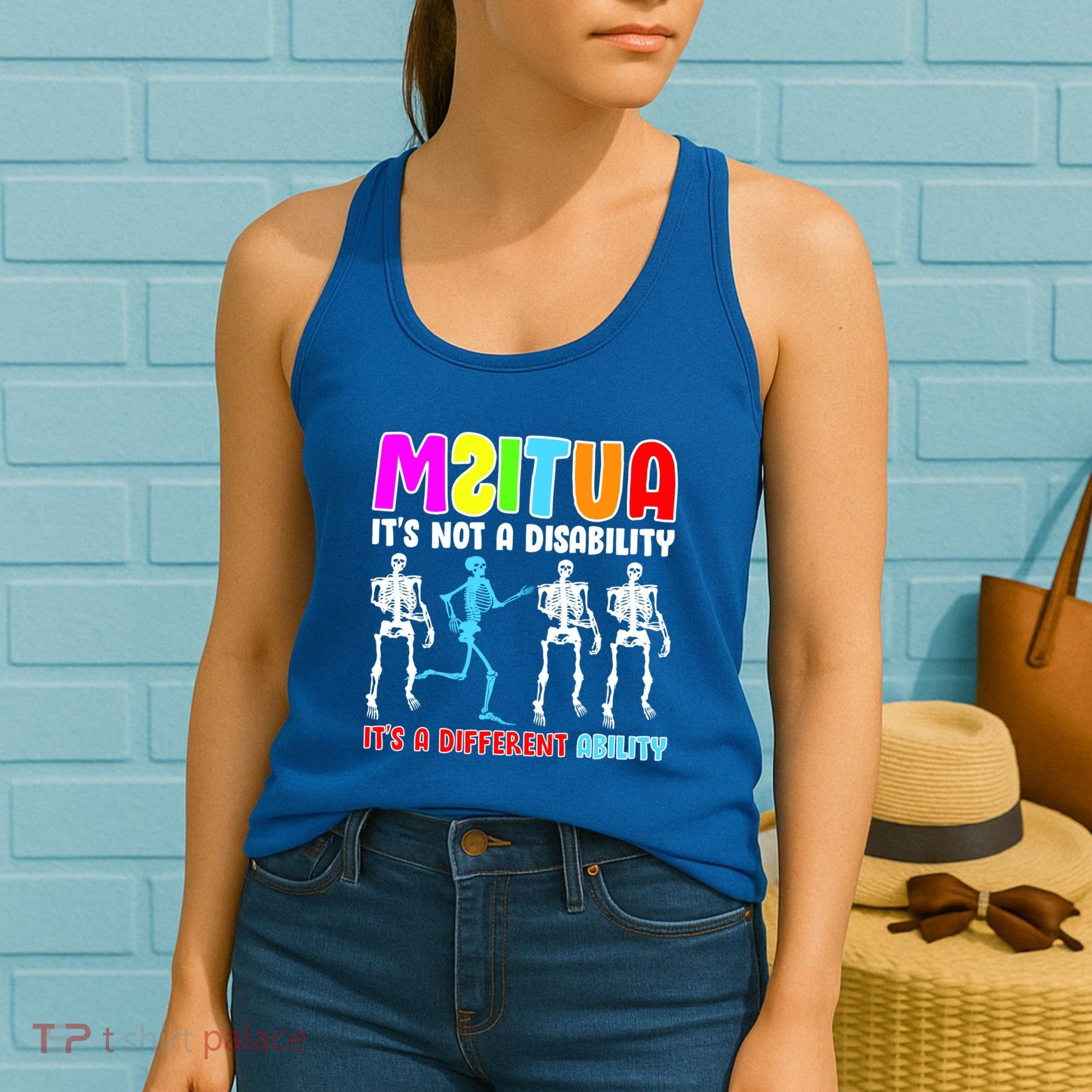 Autism Awareness It's Not A Disability It's An Ability Awareness Women's Tank Top