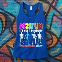 Autism Awareness It's Not A Disability It's An Ability Awareness Women's Tank Top thumb 3