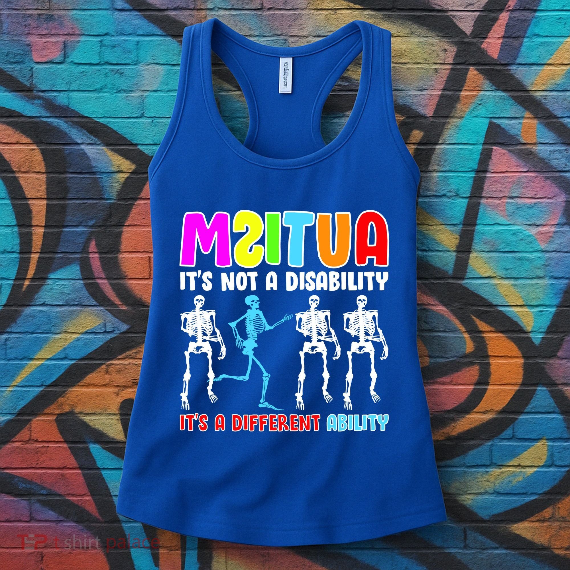 Autism Awareness It's Not A Disability It's An Ability Awareness Women's Tank Top