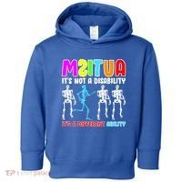 Autism Awareness It's Not A Disability It's An Ability Awareness Toddler Hoodie thumb 0