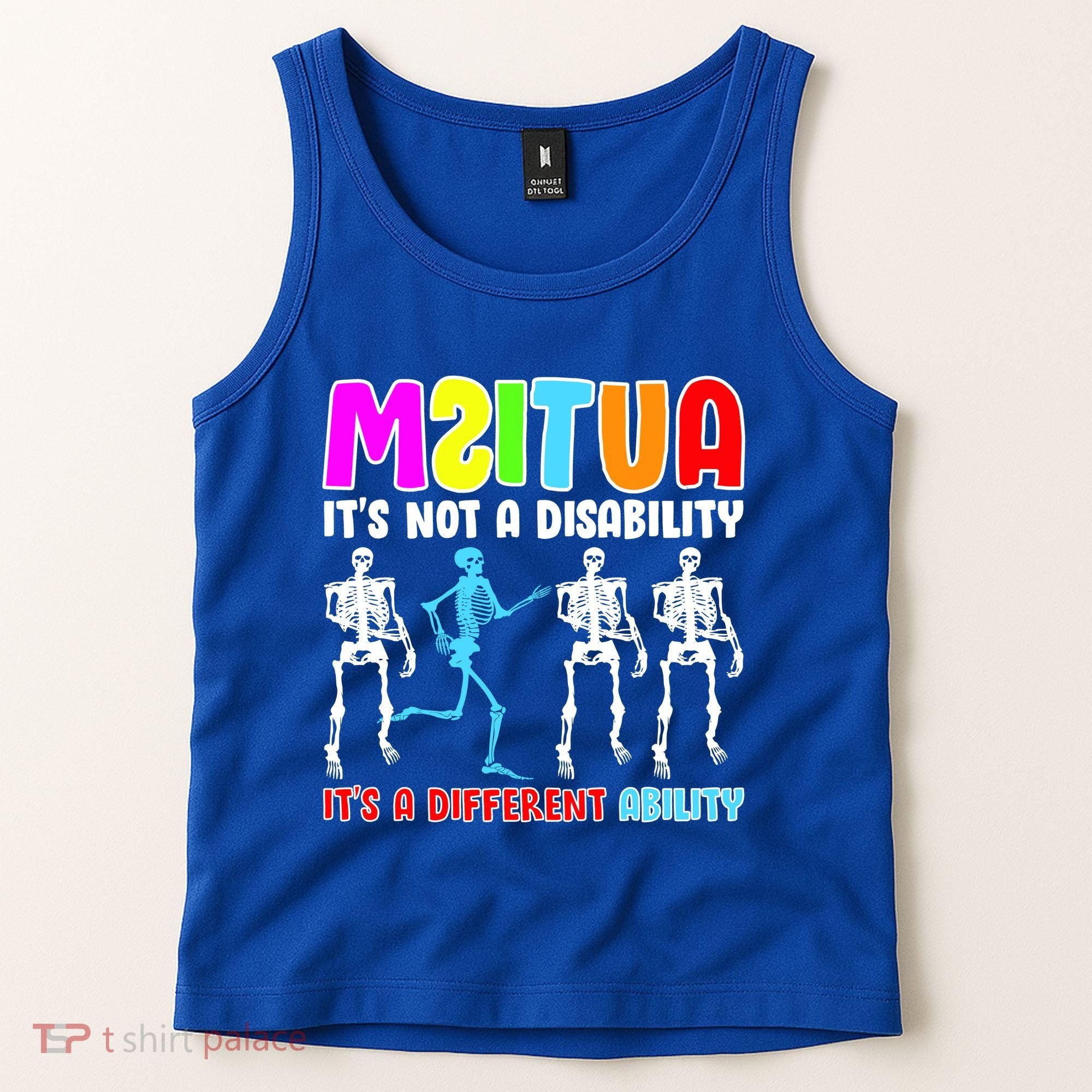 Autism Awareness It's Not A Disability It's An Ability Awareness Tank Top