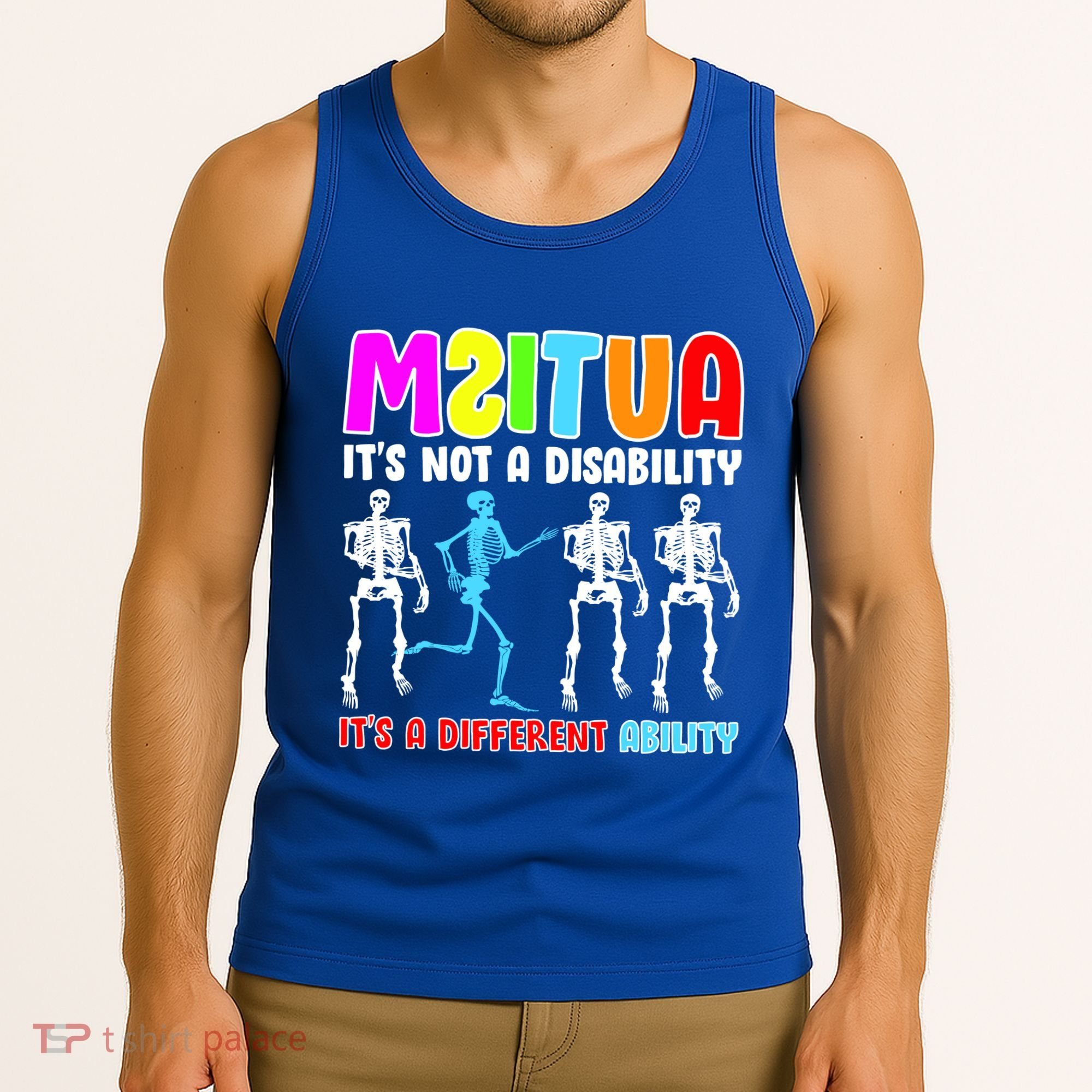 Autism Awareness It's Not A Disability It's An Ability Awareness Tank Top