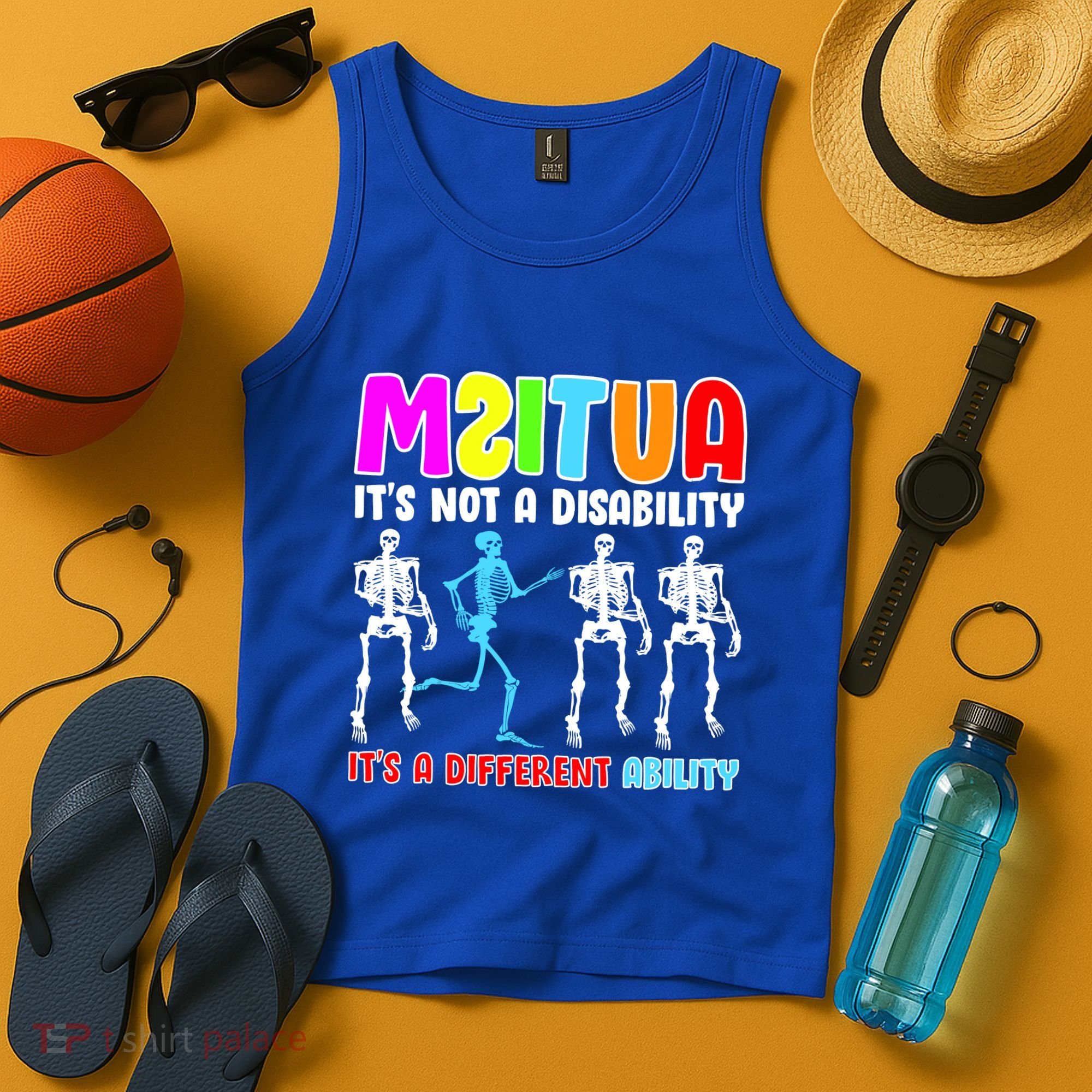 Autism Awareness It's Not A Disability It's An Ability Awareness Tank Top