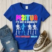 Autism Awareness It's Not A Disability It's An Ability Awareness Women's T-Shirt thumb 3