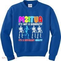 Autism Awareness It's Not A Disability It's An Ability Awareness Kids Sweatshirt thumb 0