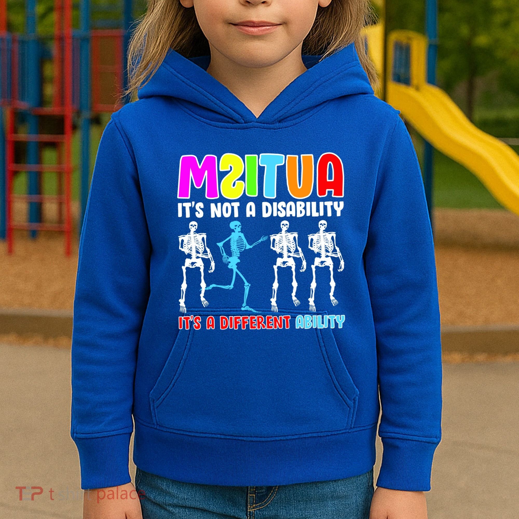 Autism Awareness It's Not A Disability It's An Ability Awareness Kids Hoodie