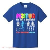 Autism Awareness It's Not A Disability It's An Ability Awareness Kids T-Shirt thumb 0